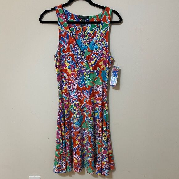 Ralph Lauren Dresses & Skirts - NWT Ralph Lauren Lauren Beach Multicolor Sleeveless Dress